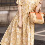 French-Style Elegant Printed Dress - liwisi