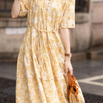 French-Style Elegant Printed Dress - liwisi