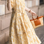 French-Style Elegant Printed Dress - liwisi