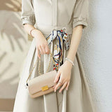 Stylish V-Neck Tie-Waist Dress - liwisi