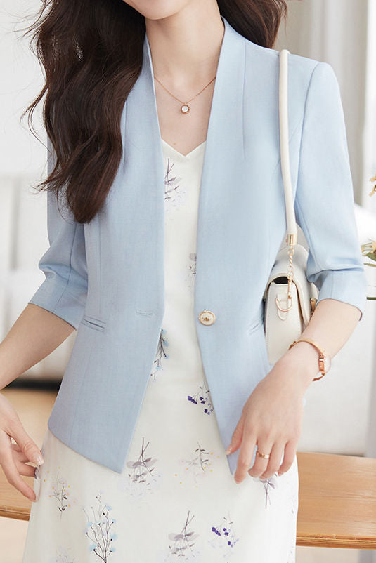 Stylish Office-Ready Blazer - liwisi