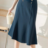 Elegant Office-Ready High-Waist Mermaid Skirt - liwisi