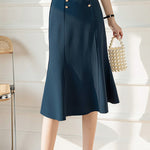 Elegant Office-Ready High-Waist Mermaid Skirt - liwisi