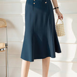Elegant Office-Ready High-Waist Mermaid Skirt - liwisi