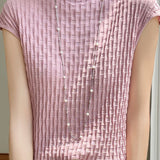Stylish Casual Knit Short Sleeve - liwisi