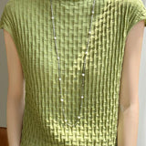 Stylish Casual Knit Short Sleeve - liwisi