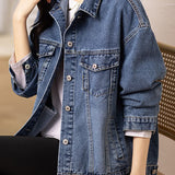 Early Autumn Casual Versatile Denim Jacket - liwisi