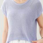 Simple Solid Color Elegant Knit Sweater - liwisi