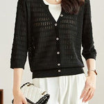 Early Autumn Gentle and Elegant Fake Two-Piece Knit Sweater - liwisi