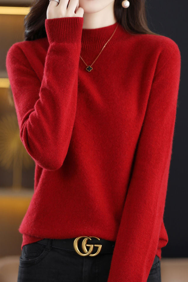 Early Autumn Long-Sleeve Knit Undershirt - liwisi