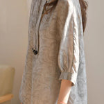 Literary Retro Printed Shirt - liwisi