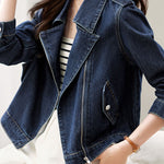 Fashionable Versatile Denim Jacket - liwisi