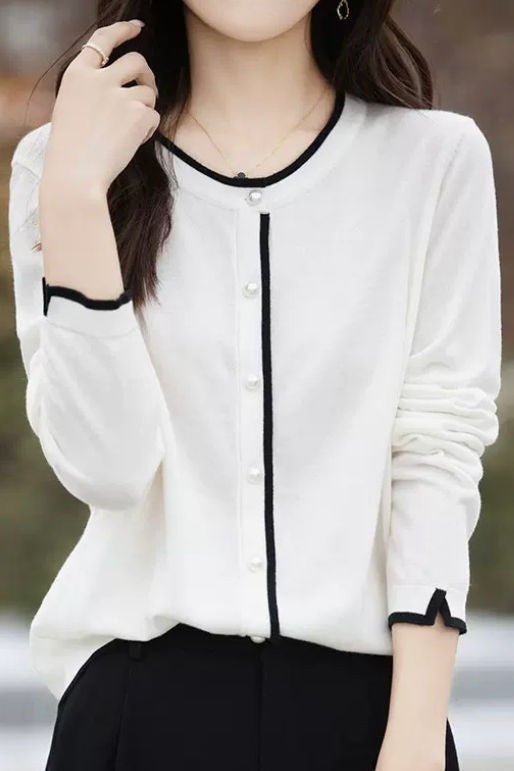 Early autumn knit cardigan - liwisi