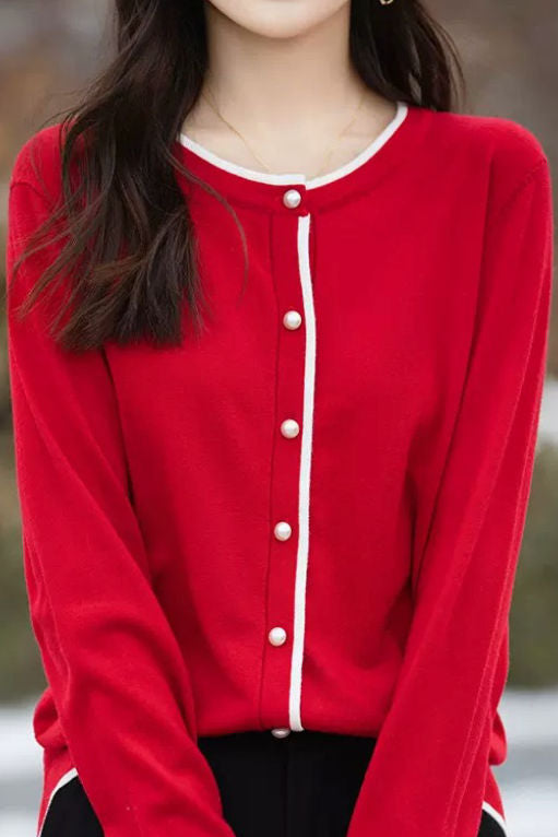 Early autumn knit cardigan - liwisi