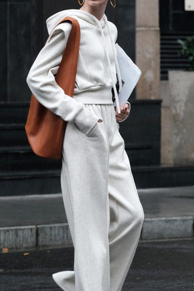 Fashionable and casual hoodie set - liwisi