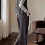 Stylish Vest and Trousers Two-Piece Set - liwisi