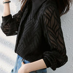 Fashionable Casual Textured Shirt - liwisi