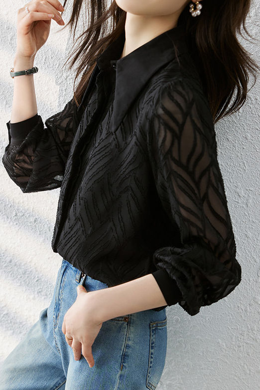 Fashionable Casual Textured Shirt - liwisi