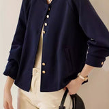 Stylish Versatile Baseball Jacket - liwisi