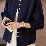 Stylish Versatile Baseball Jacket - liwisi