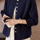 Stylish Versatile Baseball Jacket - liwisi