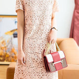 Fashionable lace hollow-out dress - liwisi