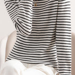 Early Autumn Classic Striped Versatile Sweater - liwisi