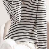 Early Autumn Classic Striped Versatile Sweater - liwisi