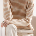 Early Autumn Classic Striped Versatile Sweater - liwisi