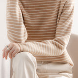 Early Autumn Classic Striped Versatile Sweater - liwisi