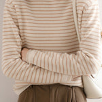 Early Autumn Classic Striped Versatile Sweater - liwisi