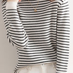 Early Autumn Classic Striped Versatile Sweater - liwisi