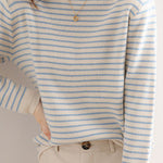 Early Autumn Classic Striped Versatile Sweater - liwisi