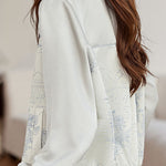 Fashionable Casual Paneled Jacquard Jacket - liwisi