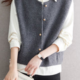 Early Autumn Versatile Sleeveless Knit Vest