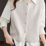 Early Autumn Versatile Sleeveless Knit Vest