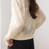 Loose Casual Embroidered Short Coat - liwisi