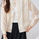 Loose Casual Embroidered Short Coat - liwisi