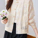 Loose Casual Embroidered Short Coat - liwisi