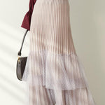 Fashionable Versatile Knit Paneled Skirt - liwisi