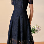 Stylish and Elegant Lace Dress - liwisi