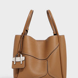 Simple Office Spliced Large-Capacity Tote Bag - liwisi