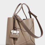 Simple Office Spliced Large-Capacity Tote Bag - liwisi