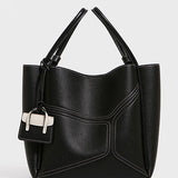 Simple Office Spliced Large-Capacity Tote Bag - liwisi
