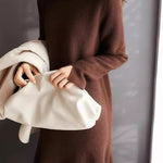 Early Autumn Fashionable Crew Neck Knit Dress - liwisi