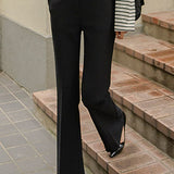 Early Autumn Commuting Flared Trousers