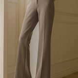 Early Autumn Commuting Flared Trousers