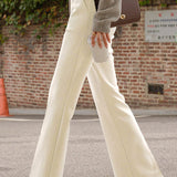 Early Autumn Commuting Flared Trousers