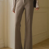 Early Autumn Commuting Flared Trousers