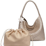 Fashionable Commuting Woven Armpit Bag - liwisi